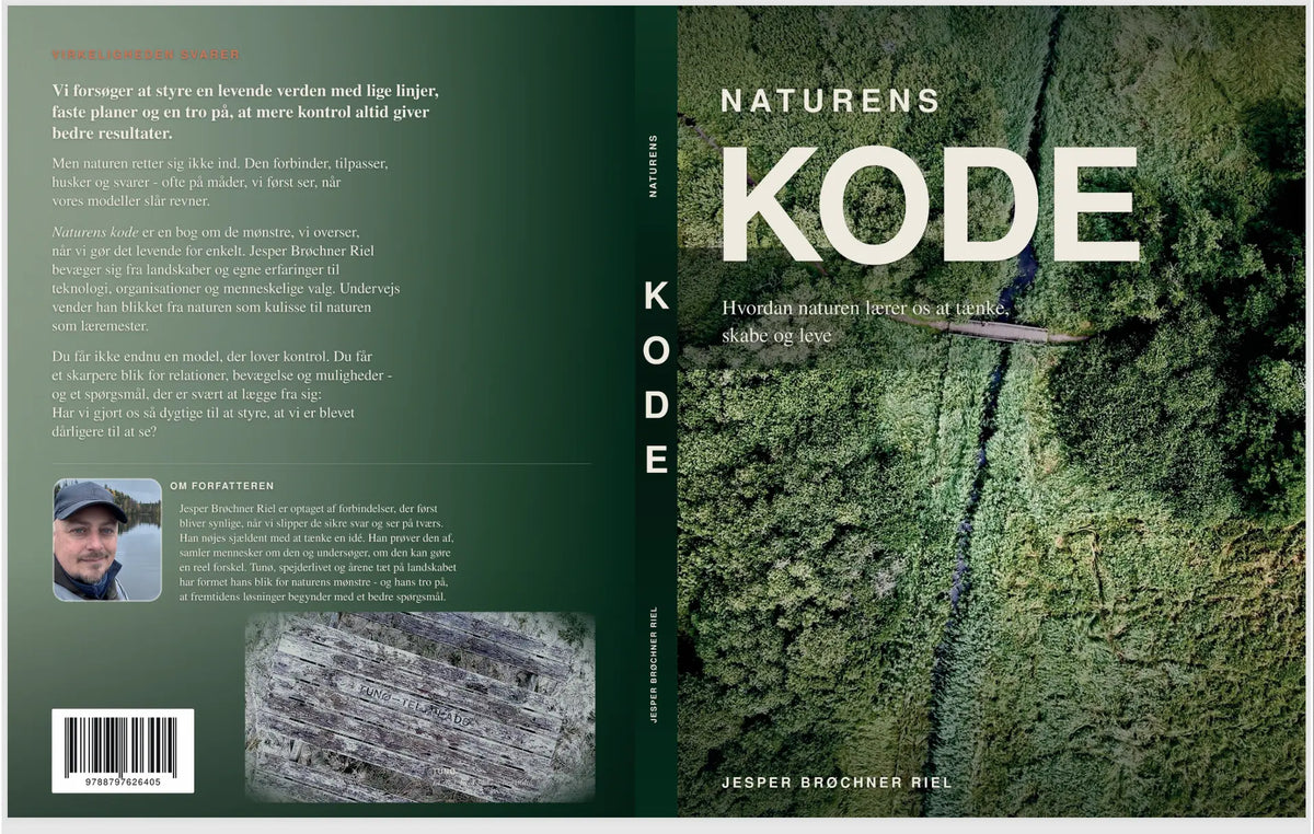 Naturens Kode – bogens forside, Jesper Brøchner Riel
